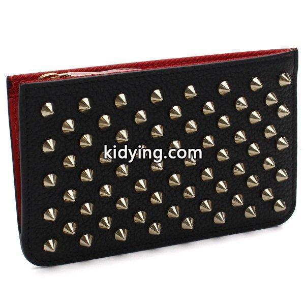 クリスチャン ルブタン Christian Louboutin ゴールドスパイク コインケース 小銭入れ 3185118 CM6S BLACK/GOLD ブラック :clo318511801:ビッグヒット Yahoo!店 - 通販ショッピング-0