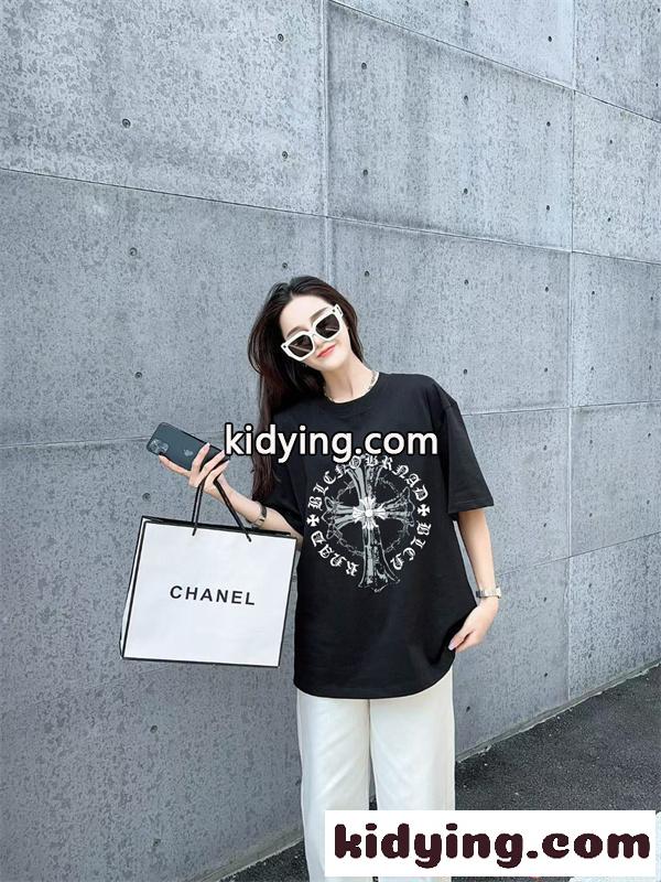 CHROME HEARTS クロムハーツ コピー 今季話題 半袖Tシャツ プリント ソフトタッチ ストリート-7