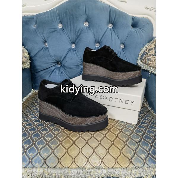 STELLA McCARTNEY ステラマッカートニー コピー 2026新作 ブラック 厚底シューズ シンプル 上品-4