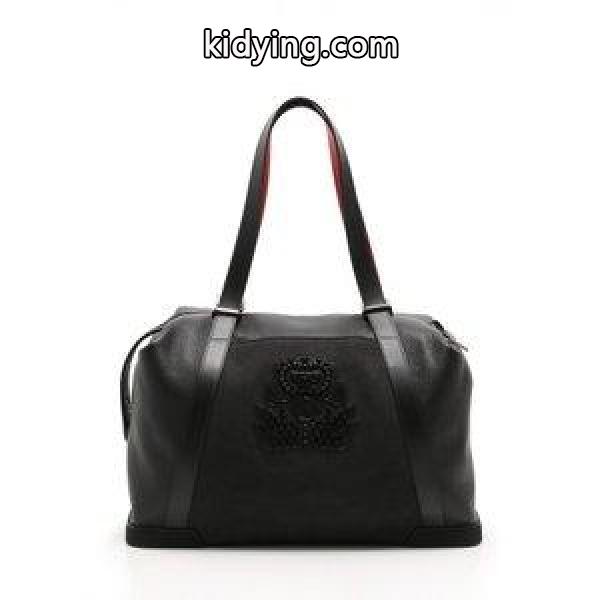 クリスチャンルブタン Christian louboutin ボストンバッグ 黒 赤 レザー 2018SS Bagdamon Document-Holder メンズ【中古】【ベクトル 古着】 :114-201809040520:ブランド古着販売のベクトル - 通販ショッピング-0