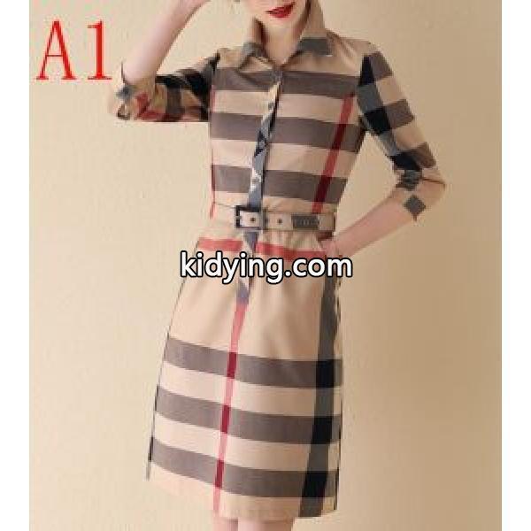 抜け感のあるキレイめ バーバリー BURBERRY ワンピース 4色可選 2019年春夏流行ファッション_ワンピース_レディースファッション_スーパーコピーブランド激安通販 専門店-0