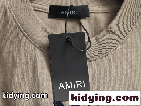 アミリ コピー Tシャツ ブラック 半袖 シンプル AMIRI クリーン 大人カジュアル 着回し万能-6