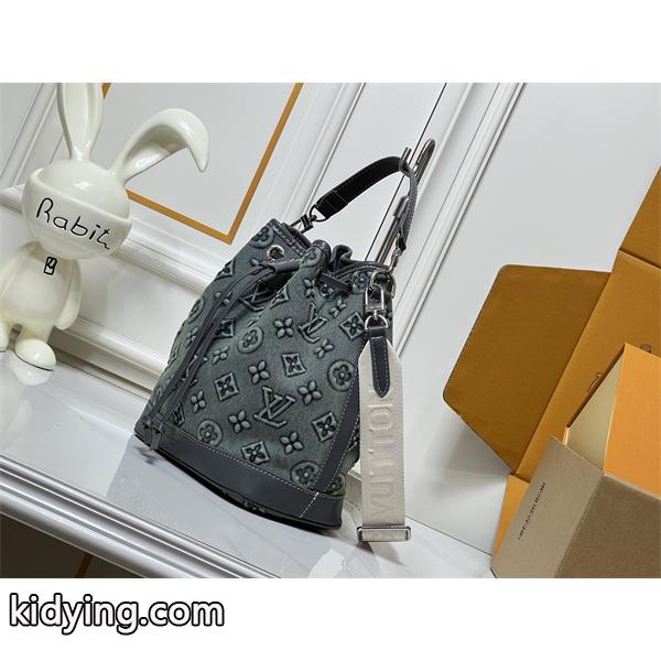 エンボス加工 LOUIS VUITTON ルイヴィトン コピー バケットバッグ グレーモノグラム トレンド-2