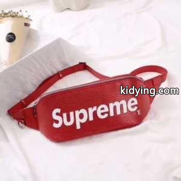 両手が自由で身軽になれる シュプリーム 激安 ボディバッグ SUPREME ウエストポーチ レッド-0