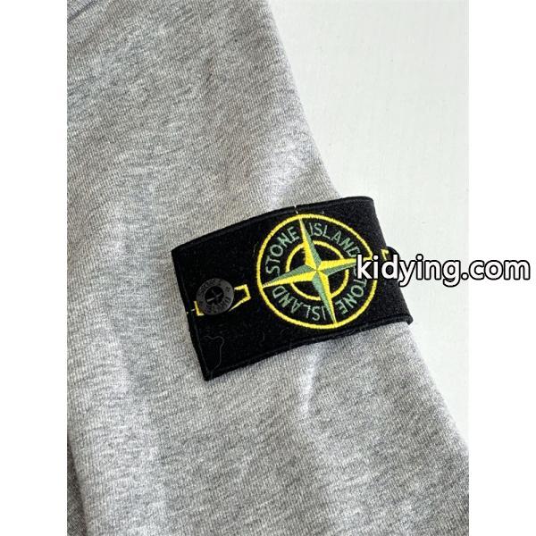 STONE ISLAND スーパーコピー スウェット 上質 シンプルデザイン グレー ストーンアイランド-2