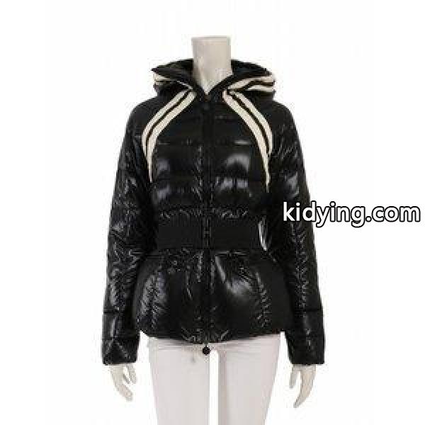 モンクレール MONCLER ダウンジャケット 黒 ブラック アイボリー XS アウター ライン 0 ナイロン100% フェザー OREM 46379 ベルト ハンガー付き レディース :114-201802120552:ブランド古着販売のベクトル - 通販ショッピング-0