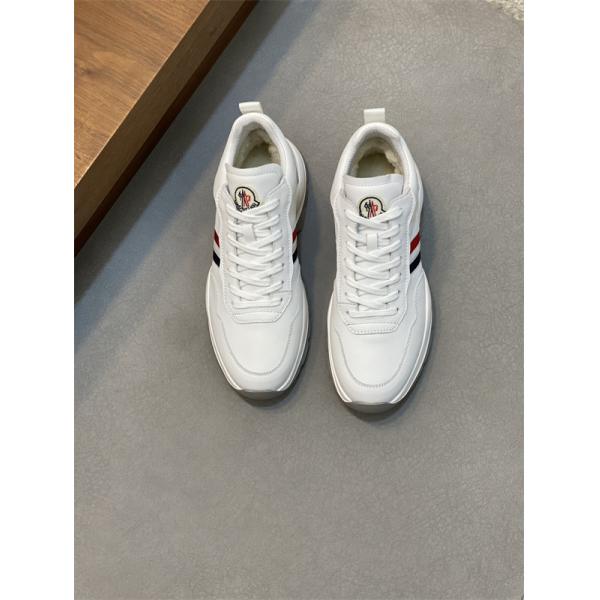 MONCLER 激安 Promyx Space ハイカットスニーカー メンズ レディース 羊毛ライニング 厚底 レザースニーカー 撞色デザイン-0