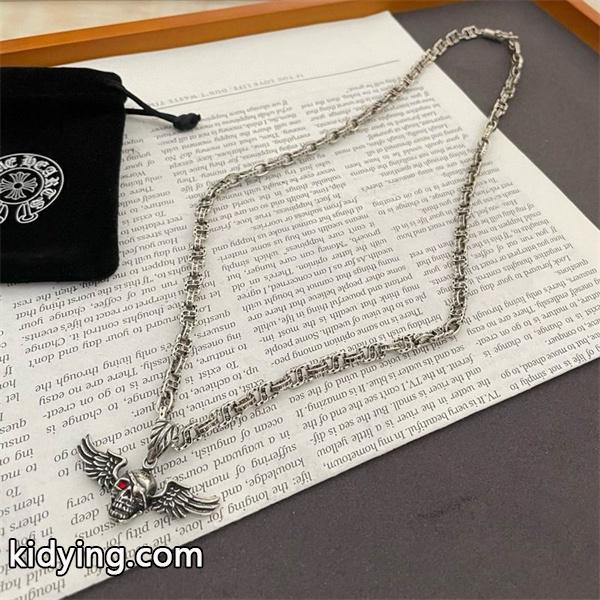 2026年新登場 限定 CHROME HEARTS クロムハーツ コピー シルバーネックレス 注目 トレンド-3