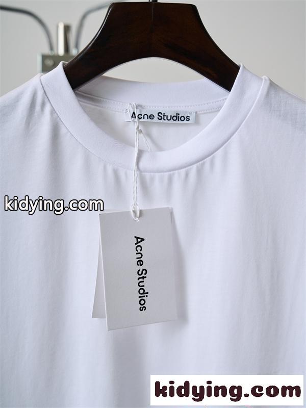 アクネストゥディオズ コピー Acne ベーシック Tシャツ ブラック 半袖 上質シルエット 大人モード-6