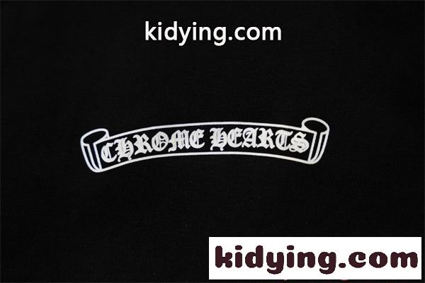 ピンククロス クロムハーツ スーパーコピー 半袖Tシャツ 胸ポケット付き ホワイト ブラック 夏 ストリート Chrome Hearts クロムハーツ-6
