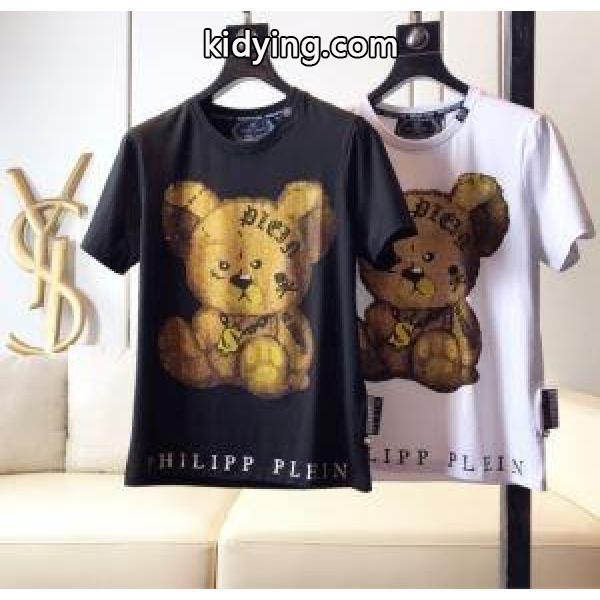 幅広い着ができる優れた PHILIPP PLEIN Tシャツ/半袖 VIP 先行セール2019年夏 2色可選フィリッププレイン_フィリッププレイン PHILIPP PLEIN_ブランド コピー 激安(日本最大級)-0