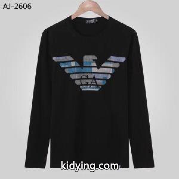 長袖Tシャツ 【最新秋冬ファッション】 2色可選 アルマーニ ARMANI 新作入荷 個性的なアイテム_アルマーニ ARMANI_ブランド コピー 激安(日本最大級)-0