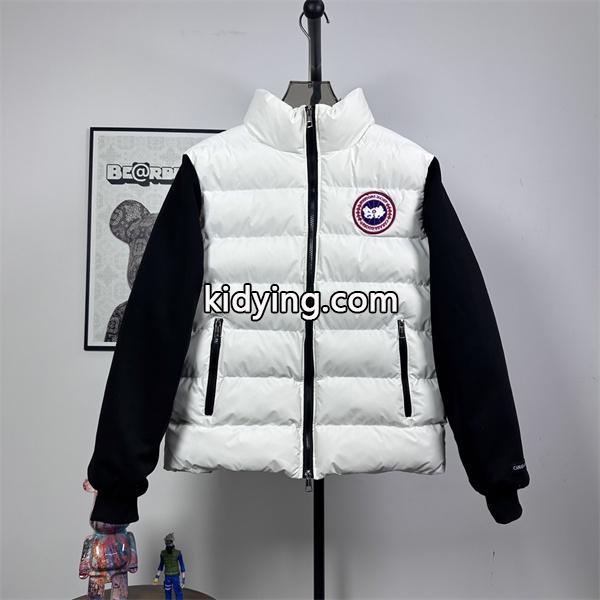 注目 ホワイト×ブラック プレミアム 2025秋冬必須 カナダグース コピー Canada Goose ダウンジャケット-0