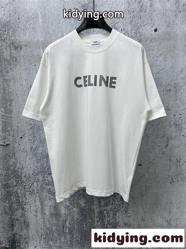 CELINE セリーヌ コピー 注目新作 半袖Tシャツ オーバーサイズ ストリート おすすめ 定番-1