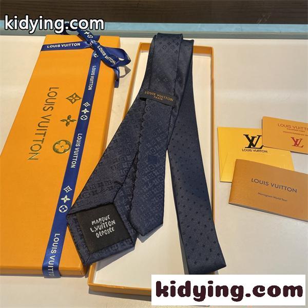 LOUIS VUITTON ネクタイ メンズ ビジネス シンプル ルイヴィトン 偽物 上品 光沢 フォーマル 高見え-2
