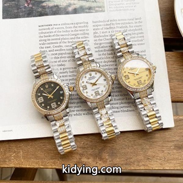 高いクオリティ新品ROLEX ロレックス コピー 自動巻き時計 レディース 33mm 洗練された印象-0