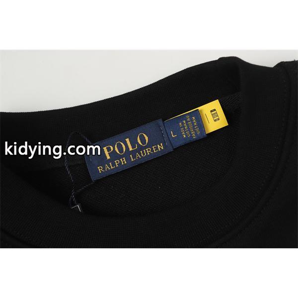 秋冬多色 定番 ブラック × グレー × ネイビー × ホワイト パリデザイン スウェット ポロラルフローレン POLO RALPH LAUREN コピー-3