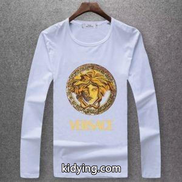 秋冬超人気アイテム VERSACE ヴェルサーチ 多色可選 エレガントでセンス高き 長袖Tシャツ 国内初上陸_ヴェルサーチ VERSACE_ブランド コピー 激安(日本最大級)-3