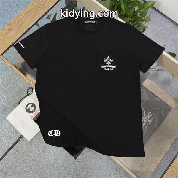 男女兼用 2色可選 先シーズンに引き続き新品 クロムハーツ CHROME HEARTS 半袖Tシャツ_クロムハーツ CHROME HEARTS_ブランド コピー 激安(日本最大級)-0