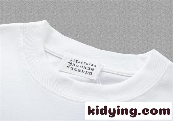 ナンバーロゴプリント ミニマルモード 人気 Maison Margiela メゾンマルジェラ コピー Tシャツ メンズ レディース-8