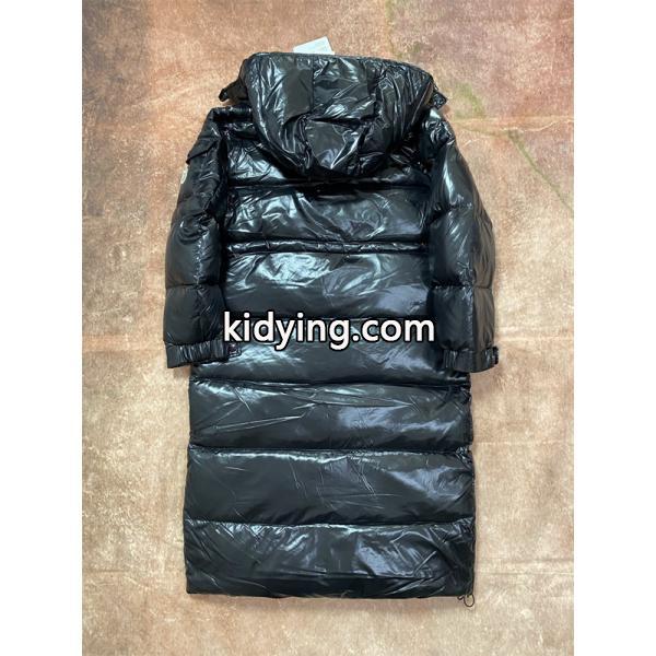 モンクレール コピー MONCLER 2025秋冬 新作 ブラック 高級 光沢 ロングダウンコート シルエット-1