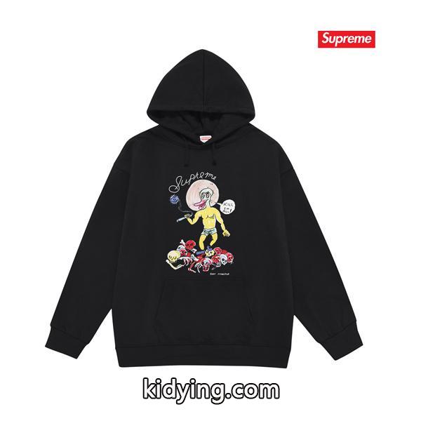 SUPREME シュプリーム コピー 秋冬対応 肌触り良好 ホワイト 数量限定 パーカー-0