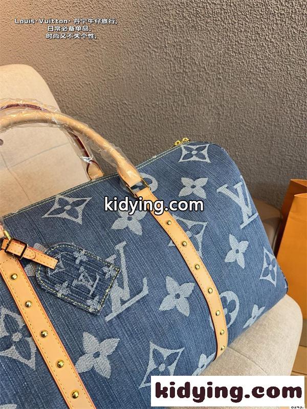 大容量❤ルイヴィトンkeepall ボストンバッグコピー&2026新作激安通販LOUIS VUITTONデニム人気色-2