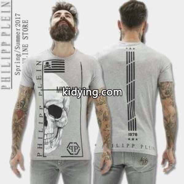 2017 お買い得お買い得 PHILIPP PLEIN フィリッププレイン 4色可選 半袖Tシャツ 乾きやすい_フィリッププレイン PHILIPP PLEIN_ブランド コピー 激安(日本最大級)-1
