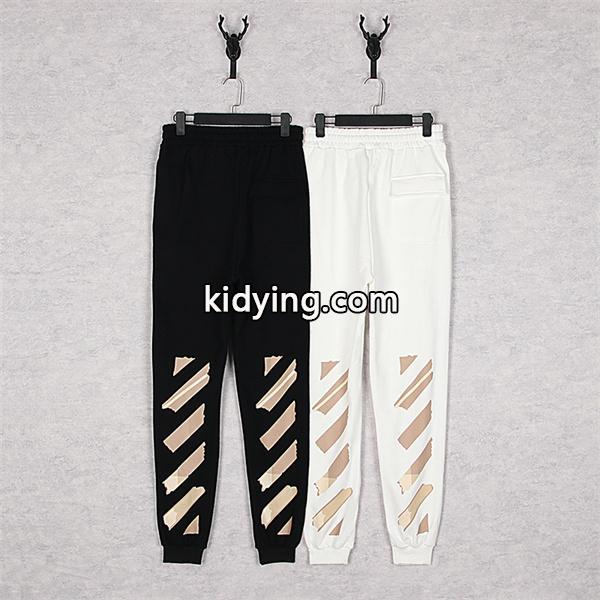 Off-White オフホワイト コピー 人気配色 プリント スウェット パンツ バランス良好 デイリー-0