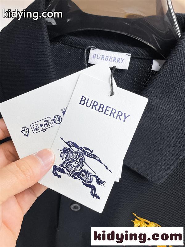高支持率 ホワイト 刺繍 クリーン ビジネス カジュアル ポロシャツ BURBERRY バーバリー コピー-7