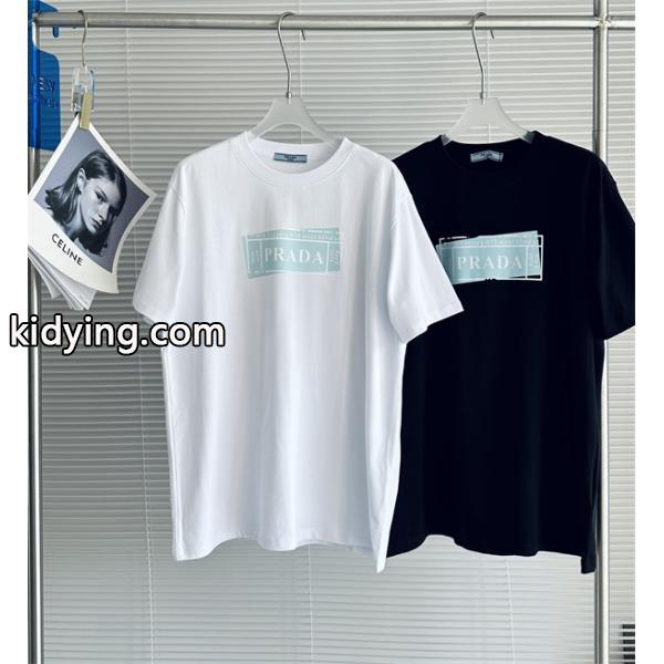 大特価 春夏 プラダPRADA 半袖Tシャツ 2色可選__メンズファッション_スーパーコピーブランド激安通販 専門店-0