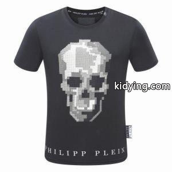 半袖Tシャツ 2色可選 18新品*最安値保証 フィリッププレイン PHILIPP PLEIN 大人気コラボ商品_フィリッププレイン PHILIPP PLEIN_ブランド コピー 激安(日本最大級)-0