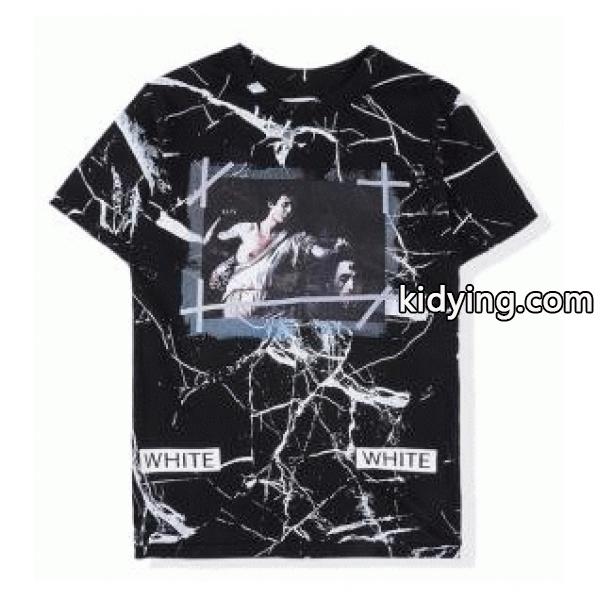 目を引く Off-White オフホワイト メンズ 半袖Tシャツ ブラック 激安通販-0