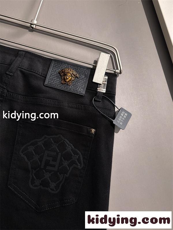 メデューサデザイン ラグジュアリースタイル 定番コレクション VERSACE ヴェルサーチ コピー デニムパンツ-8