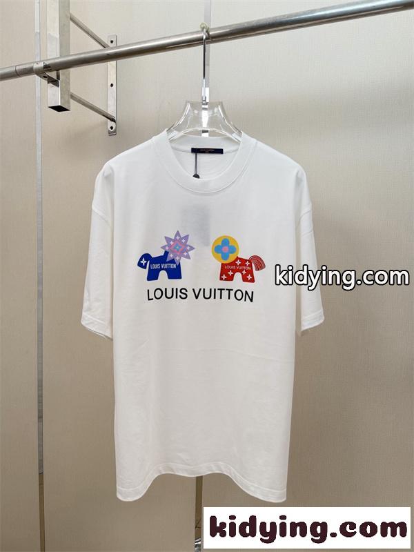 アートプリント キャラクターグラフィック 人気 売れ筋 LOUIS VUITTON ルイヴィトン コピー 半袖Tシャツ-1