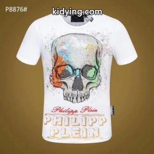 夏の最旬スタイルを楽しい Tシャツ/ティーシャツ 季節感もプラス2019新作フィリッププレイン PHILIPP PLEIN 2色可選_フィリッププレイン PHILIPP PLEIN_ブランド コピー 激安(日本最大級)-1