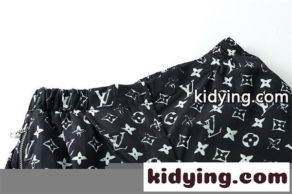 LOUIS VUITTON ルイヴィトン コピー モノグラム総柄 ジョガーパンツ ナイロンパンツ ブラック ストリートラグジュアリー-6