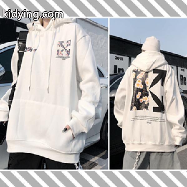 Off-White オフホワイトコピー 通販 パーカー 裏起毛 ストリート感あふれる 高品質 カップルペアルック-0