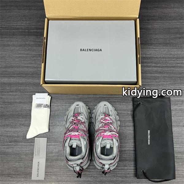 BALENCIAGA 激安 Track Trail スニーカー メンズ ローカット 厚底 トレイル系 レースアップ ボリュームソール グレー系-3
