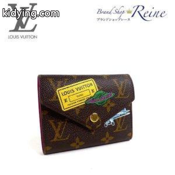 ルイヴィトン(LOUIS VUITTON) モノグラム ステッカー M41938 ポルトフォイユ・ヴィクトリーヌ コンパクト 財布 新品 :18-013706:Brandshop Reine - 通販ショッピング-0