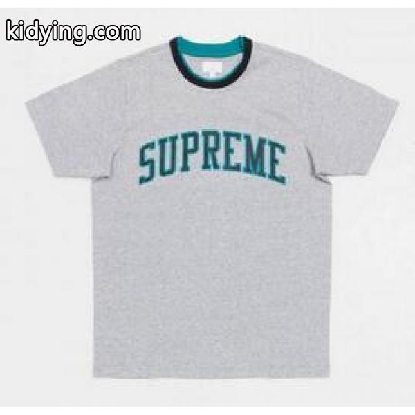 ストレッチ性の高いSupreme シュプリーム アークロゴダブルリンガートップ  美しいシルエットTシャツ _半袖Tシャツ_メンズファッション_スーパーコピーブランド激安通販 専門店-0