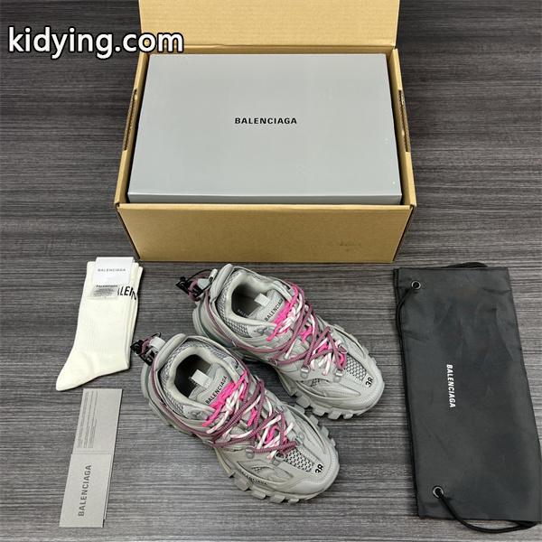 BALENCIAGA 激安 Track Trail スニーカー メンズ ローカット 厚底 トレイル系 レースアップ ボリュームソール グレー系-1