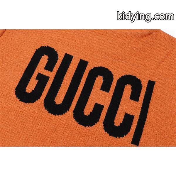 GUCCI 当店イチオシニット オレンジ インパクト大 遊び心 グッチ コピー-7