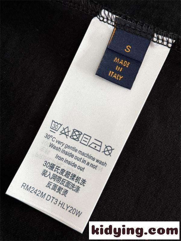 半袖Tシャツ ワンポイント刺繍 クルーネック ミニマル定番モデル LOUIS VUITTON ルイヴィトン コピー-8