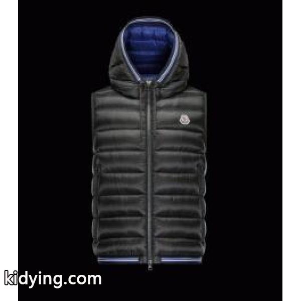 カジュアルなモンクレールダウンベスト MONCLER AMIENS ダウンアウターアミアンロゴ有り-0