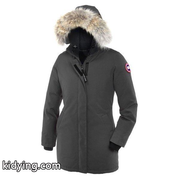 カナダグース CANADA GOOSE レディース ダウンジャケット アウター Victoria Down Parka with Genuine Coyote Fur Trim Graphite :dp3-1194070-5404:フェルマート エフ fermart ef - 通販ショッピング-0