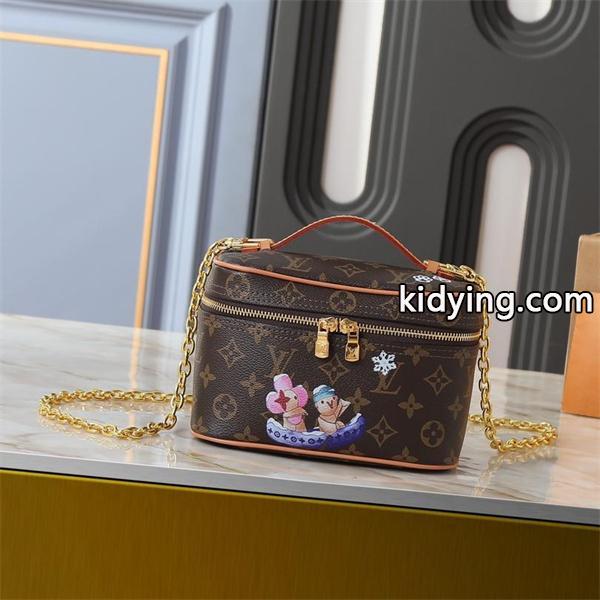 カートゥーンプリント チェーン付き ルイヴィトン ミニボックスバッグ Louis Vuitton コピー レディース プレッシャス-0