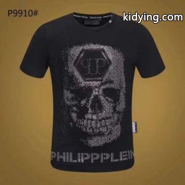 Tシャツ/ティーシャツ クラシックな雰囲気のトップス フィリッププレイン 2019SSコレクションに新着 PHILIPP PLEIN 2色可選_フィリッププレイン PHILIPP PLEIN_ブランド コピー 激安(日本最大級)-1