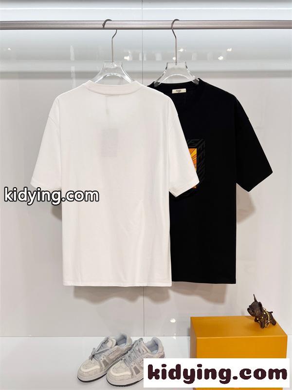 2026新作 話題 FENDI フェンディ コピー 半袖Tシャツ プリント 滑らか素材 ストリート-8