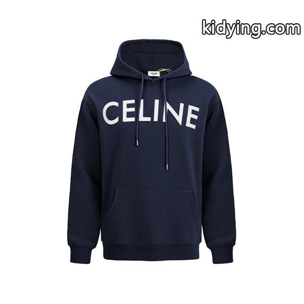 秋冬 ブラック 売れ筋 端正モード感 シック魅力 CELINE セリーヌスーパー コピー パーカー-1